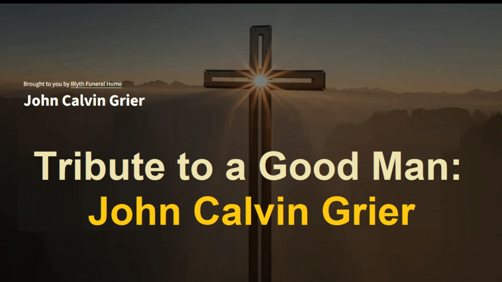 Tribute to a Good Man John Calvin Grier ARPTalk Chuck Wilson